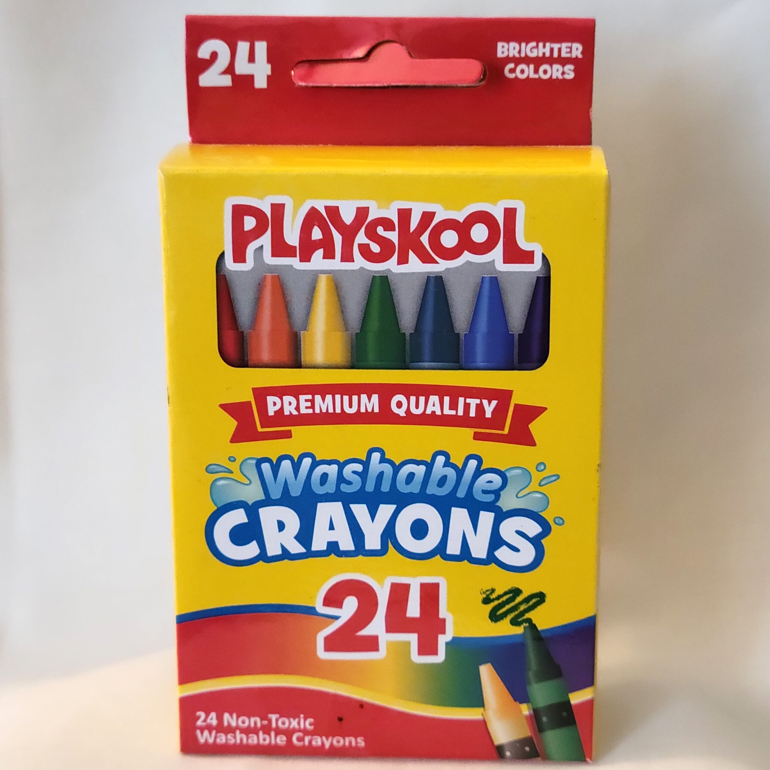 Playskool Premium Washable Crayons – 24ct – Venture Together's Just-A-Buck  Garnerville